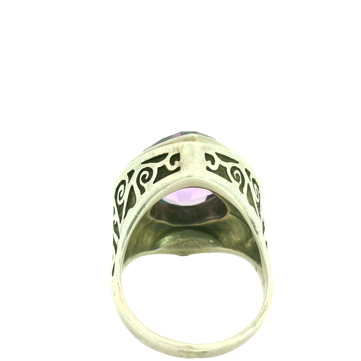 Sterling Silver Amethyst Fashion Rings