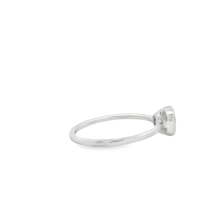 14KG White Gold 0.49ctw. Diamond Solitaire Engagement Ring