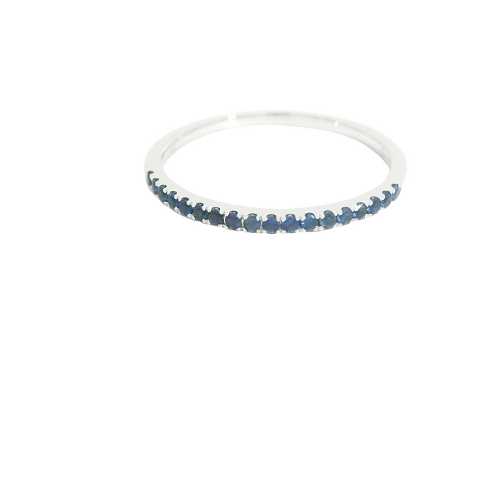 14KG White Gold Sapphires Fashion Rings