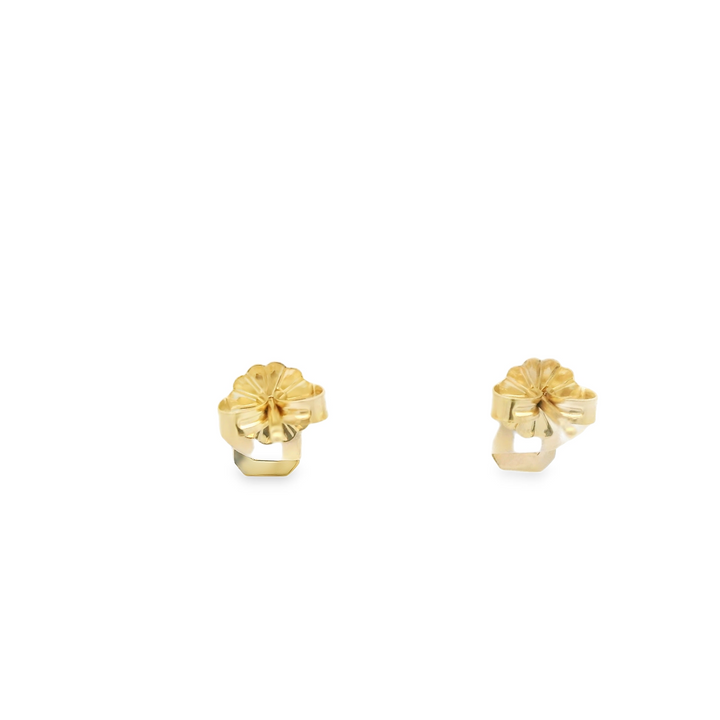 14KG Yellow Gold Lavender Sapphire Stud Earrings