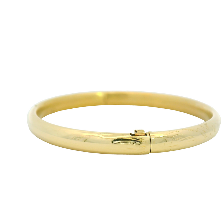 Estate Gold Baby Bangle