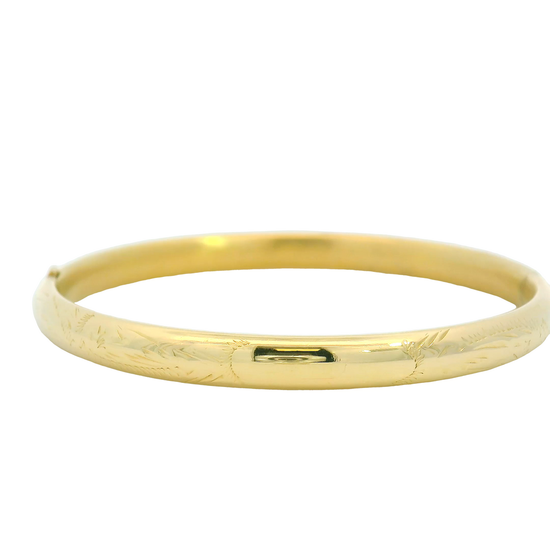 Estate Gold Baby Bangle