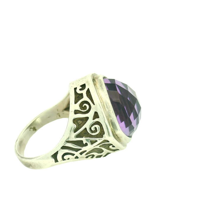 Sterling Silver Amethyst Fashion Rings