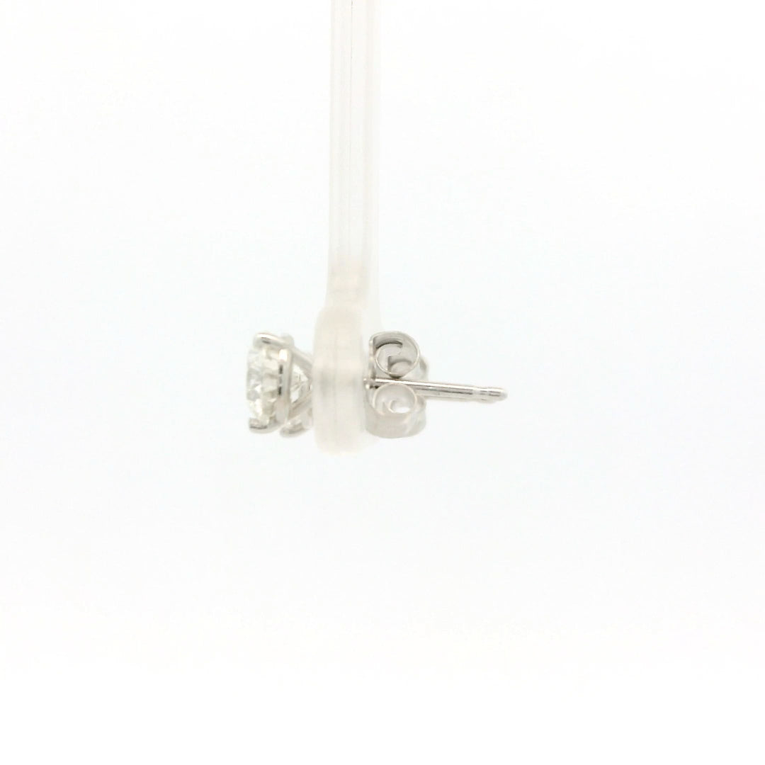 14KG White Gold 1.02 ctw. Diamond Stud Earrings