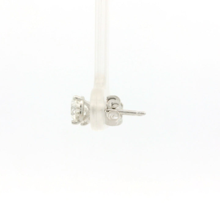 14KG White Gold 1.02 ctw. Diamond Stud Earrings