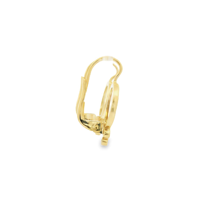 Estate 18K Yellow Gold Earrings