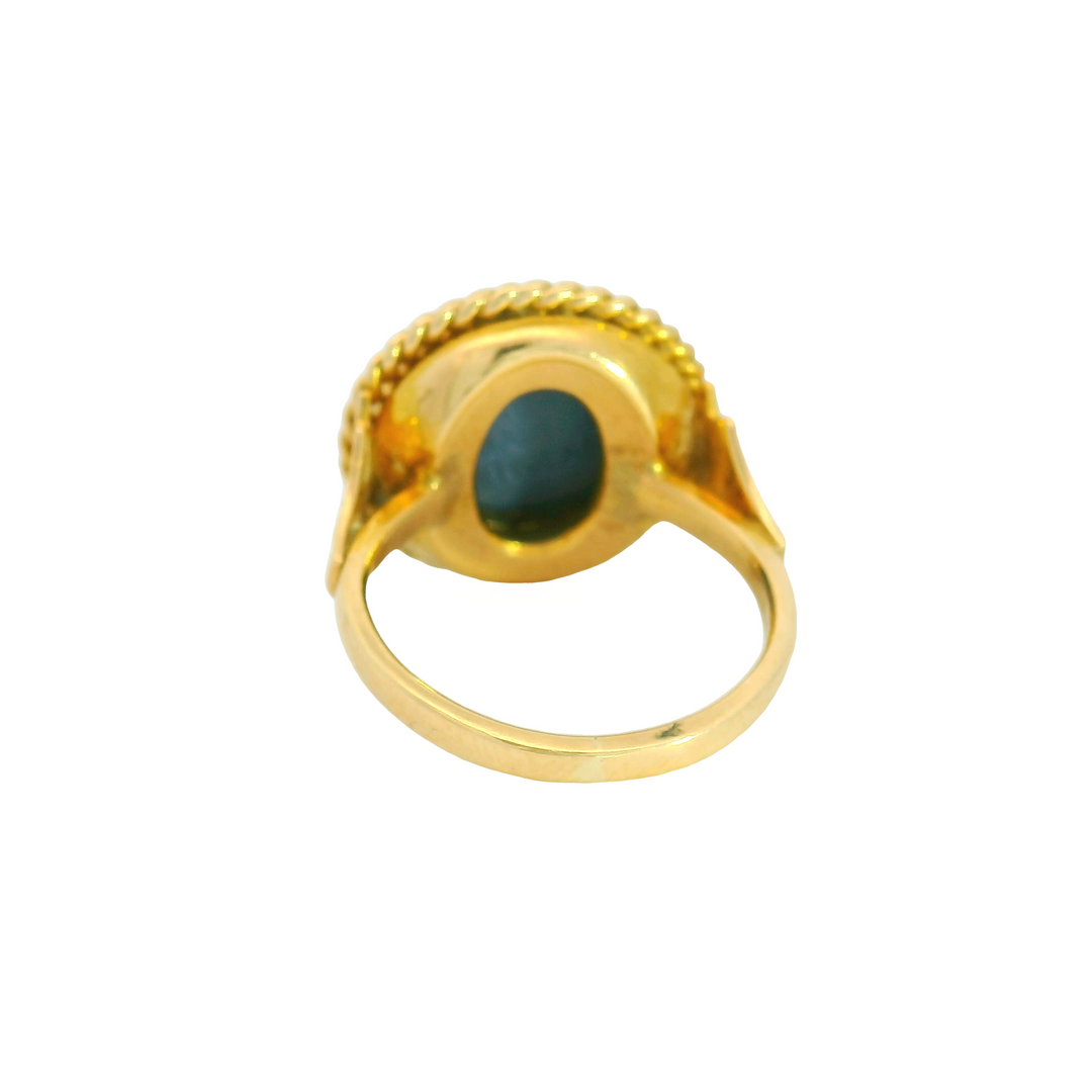 14KG Yellow Gold Estate Women's Fashion Ring