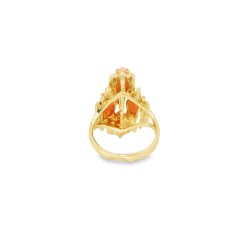 14KG Yellow Gold Estate Fashion Rings