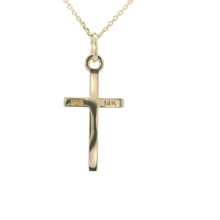 Marthaler Made 14KG Yellow Gold Cross Pendant