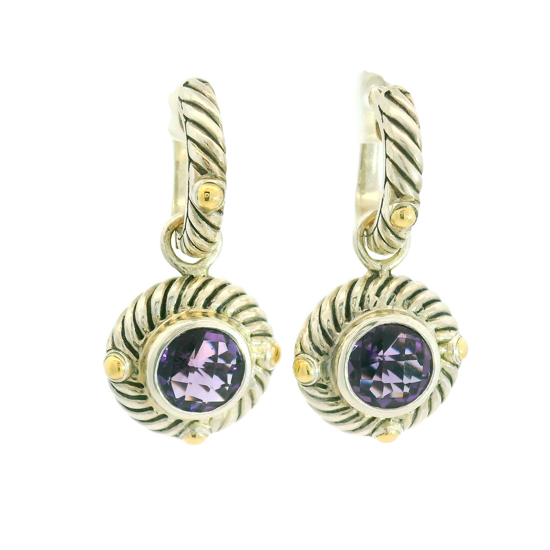 Sterling Silver Estate Dangle Earrings