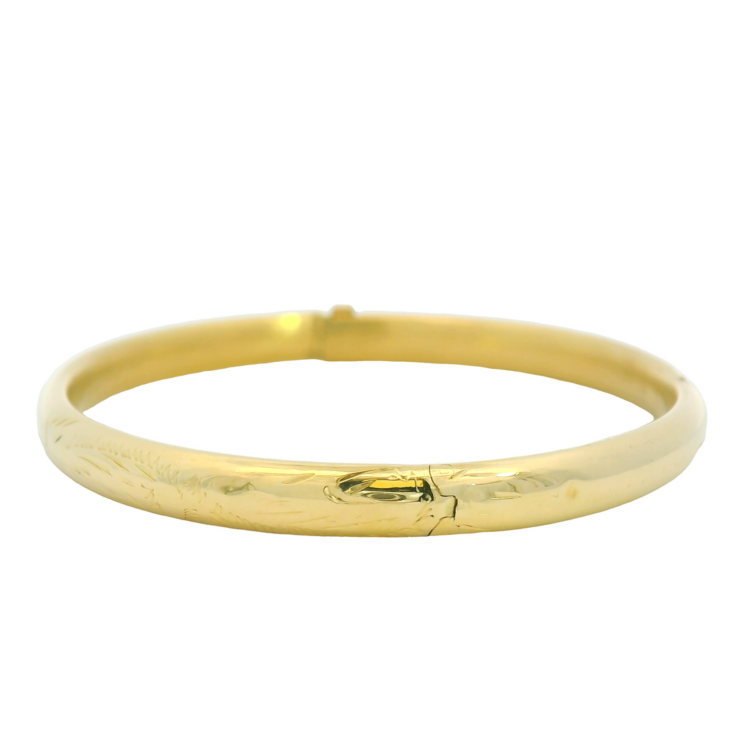 Estate Gold Baby Bangle