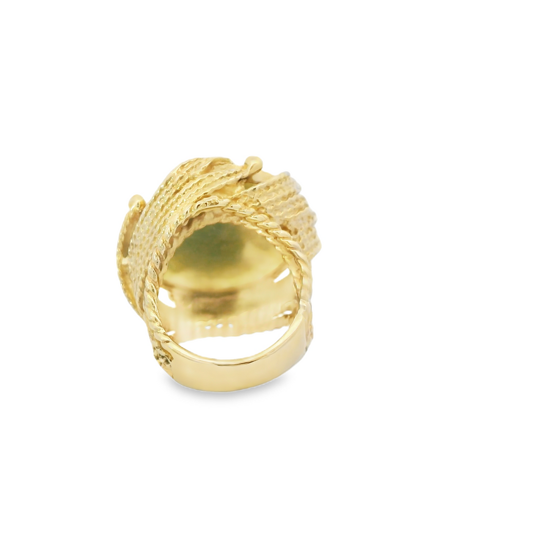 14KG Yellow Gold Estate Fashion Rings