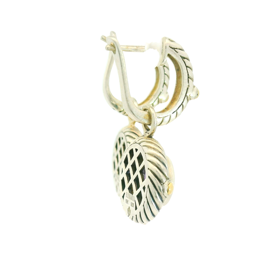 Sterling Silver Estate Dangle Earrings