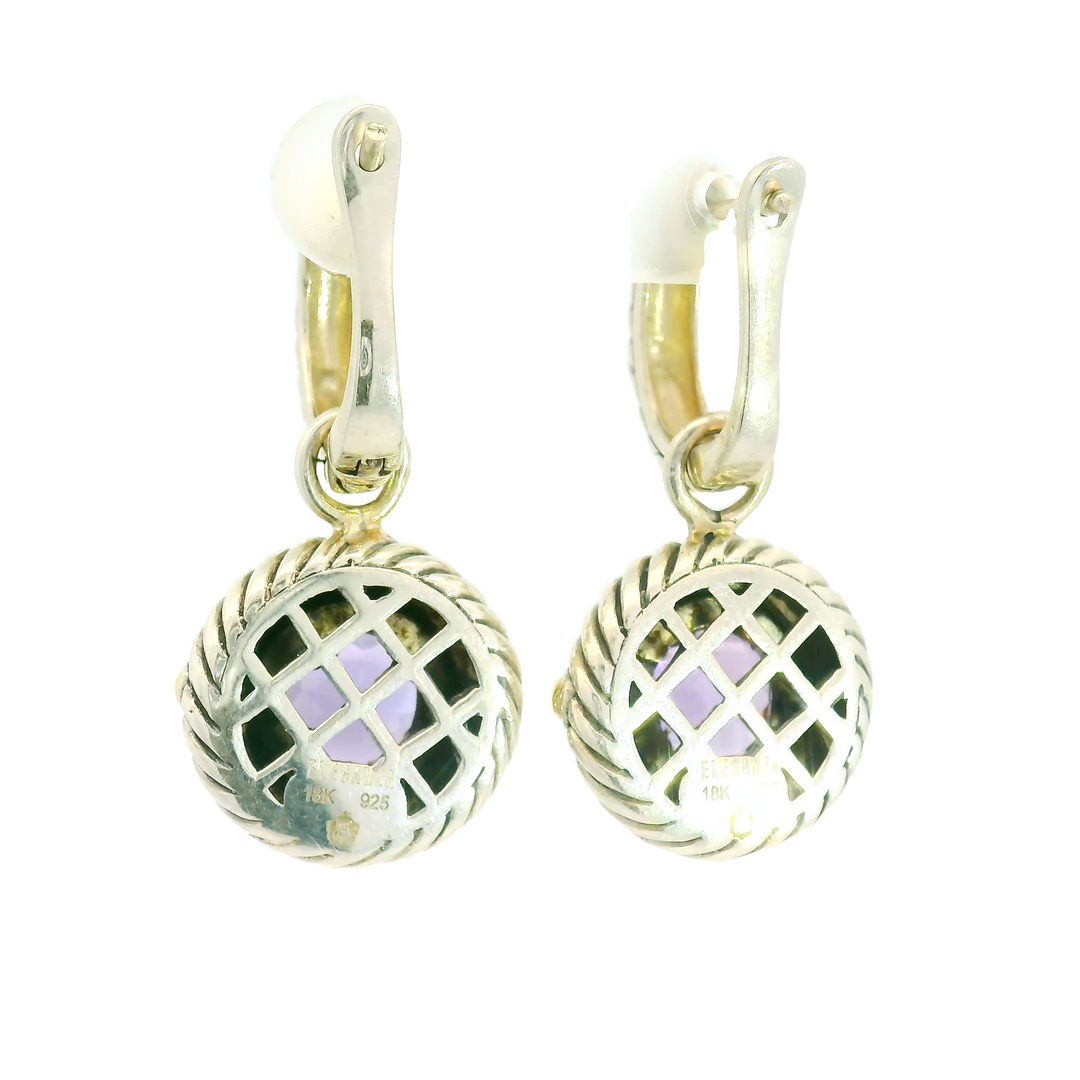 Sterling Silver Estate Dangle Earrings