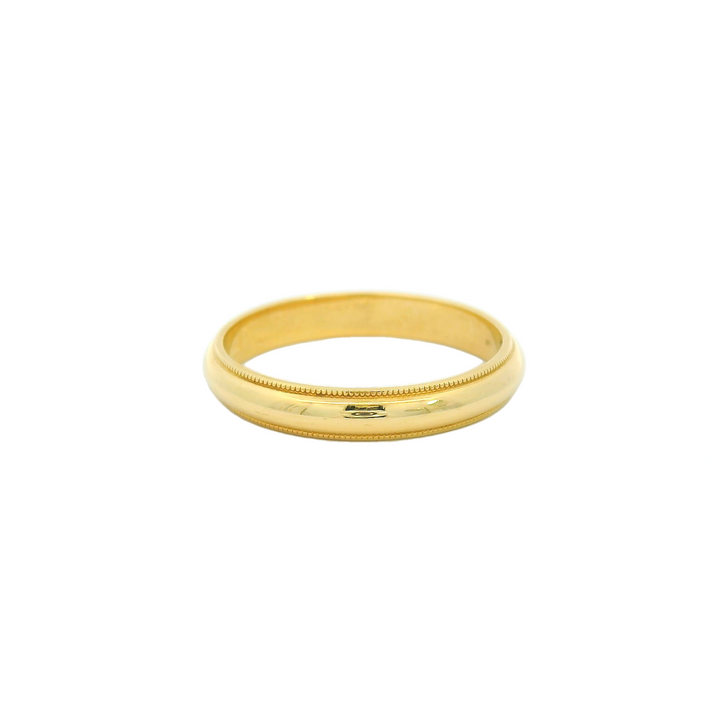 14K Yellow Gold 3mm Polished Estate Women's Wedding Band Size 6.5