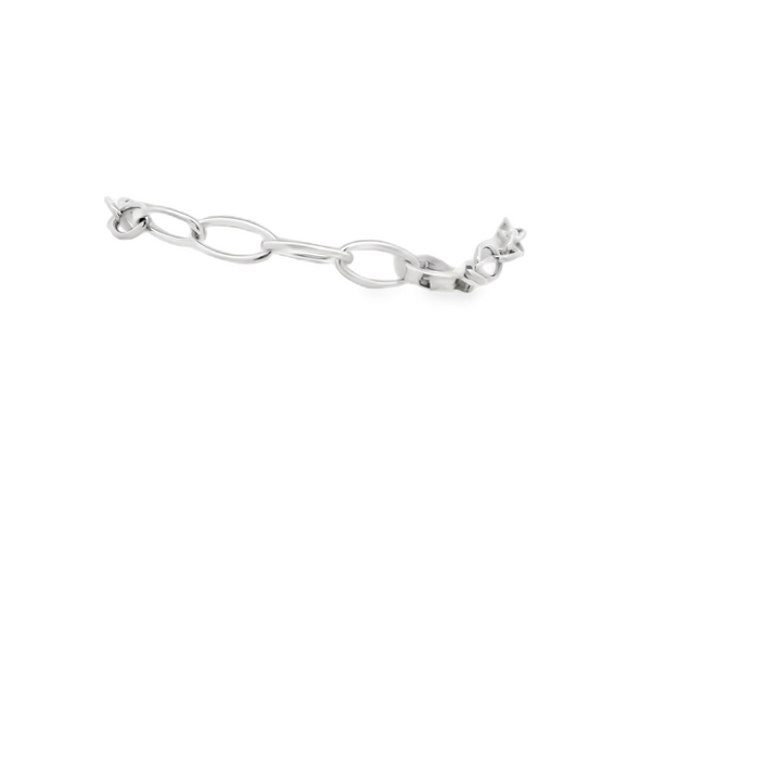 Marthaler Made 7.5 inch 14KG White Gold Open Link Bracelet