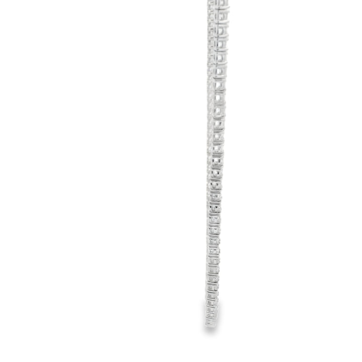 Platinum Diamond Tennis Necklace with 165 Round Diamonds, 11.85 ctw, 18 inches
