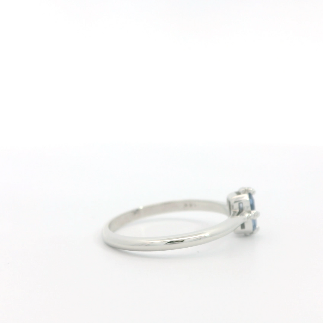 Marthaler Made 14KG White Gold Sapphire Fashion Rings