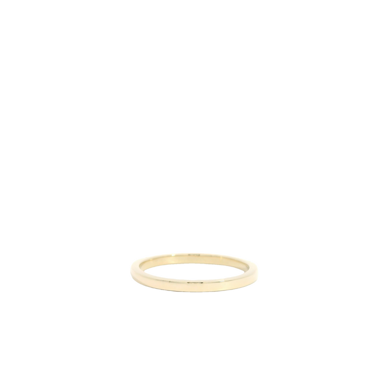 14K Yellow Gold Band with 14 Round Amethysts, 0.21 ctw