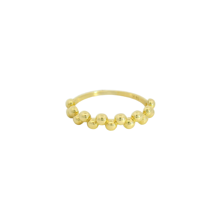 14KG Yellow Gold Women's Fashion Ring