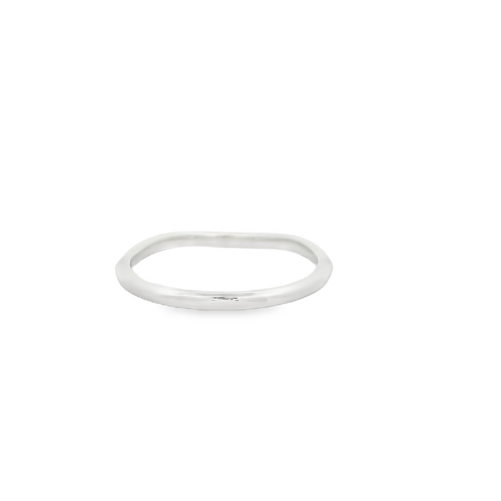14K White Gold 1.8 mm Polished Estate Women's Wedding Band Size 7