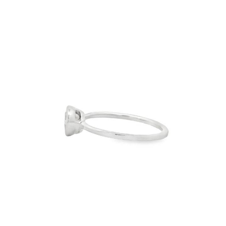 14KG White Gold 0.49ctw. Diamond Solitaire Engagement Ring