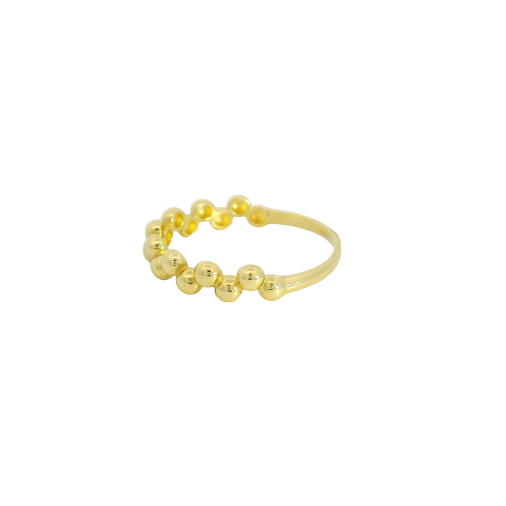 14KG Yellow Gold Women's Fashion Ring