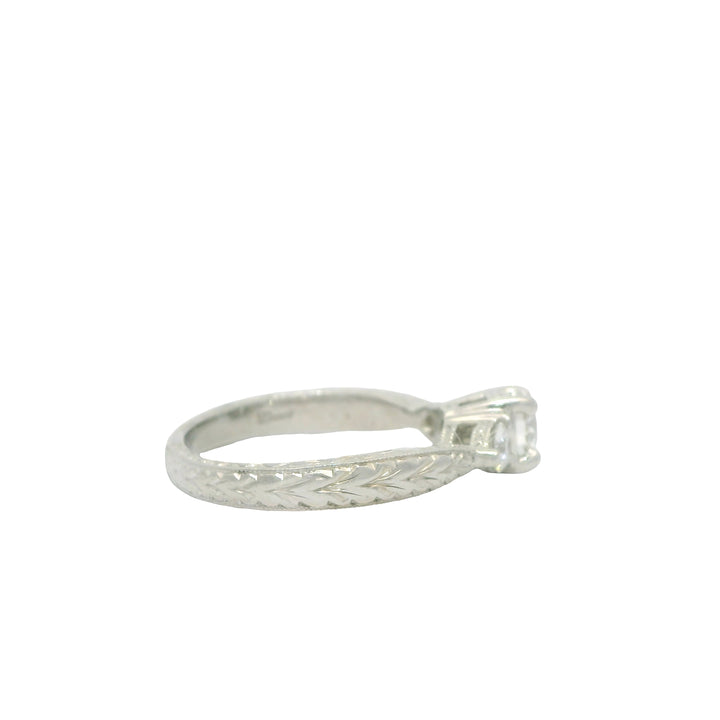 Estate Three Stone Diamond Engagement Ring