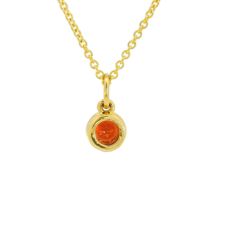 14K Yellow Gold 0.48Ct. Garnet Pendant