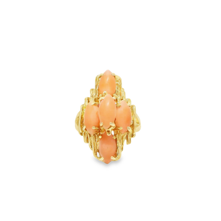 14KG Yellow Gold Estate Fashion Rings