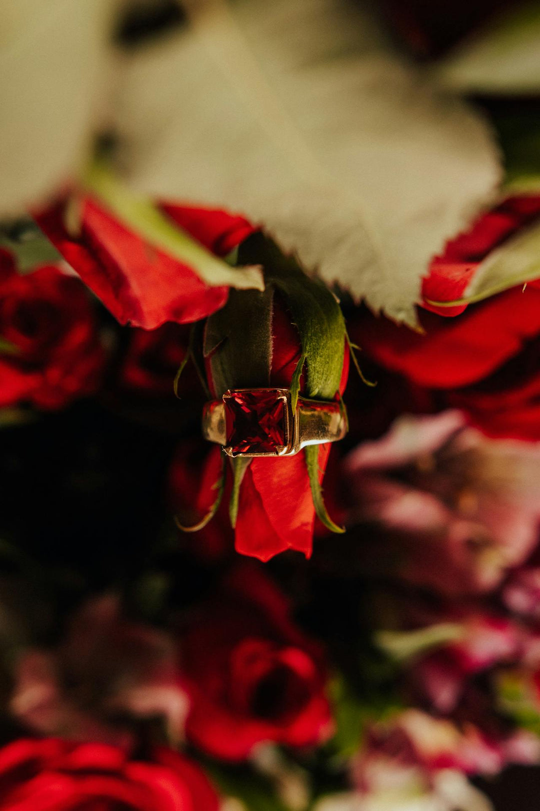 Ruby Engagement Ring Gift